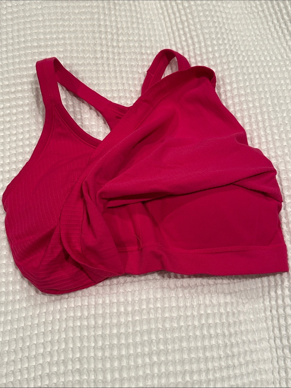 Racerback Ribbed Tank Top - Picture 4 of 4